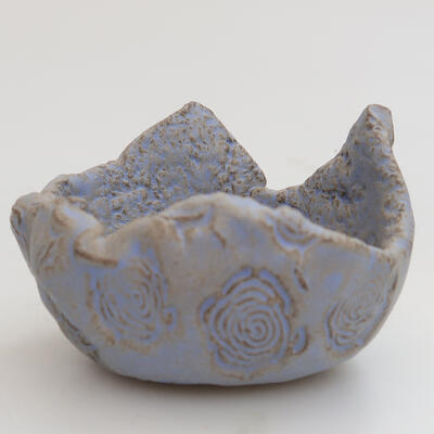 Ceramic Shell 7 x 7 x 4.5 cm, color blue - 1