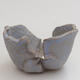 Ceramic shell 7 x 7 x 4 cm, color blue - 1/3