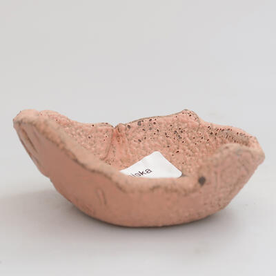 Ceramic shell 9 x 8 x 3 cm, color pink - 1