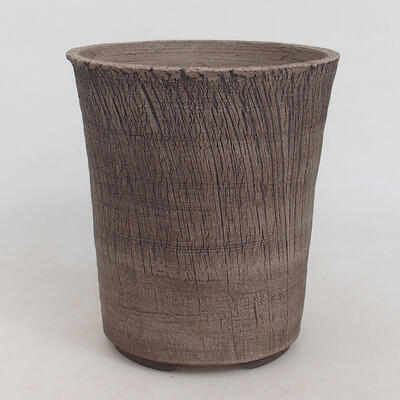 Ceramic bonsai bowl 15 x 15 x 17 cm, color cracked - 1