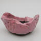 Ceramic shell 9 x 9 x 4 cm, color pink - 1/2
