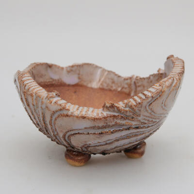Ceramic shell 9 x 9 x 5 cm, color white - 1