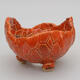 Ceramic shell 8 x 8 x 5 cm, color orange - 1/3