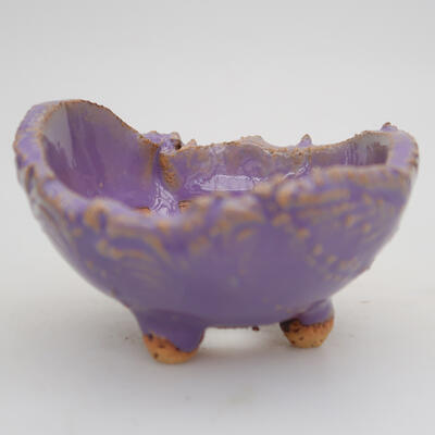 Ceramic shell 9 x 9 x 5 cm, color purple - 1