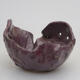 Ceramic shell 7 x 7 x 4 cm, color purple - 1/3