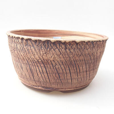 Ceramic bonsai bowl 21.5 x 21.5 x 11 cm, cracked color - 1