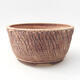 Ceramic bonsai bowl 21.5 x 21.5 x 10.5 cm, color cracked - 1/3