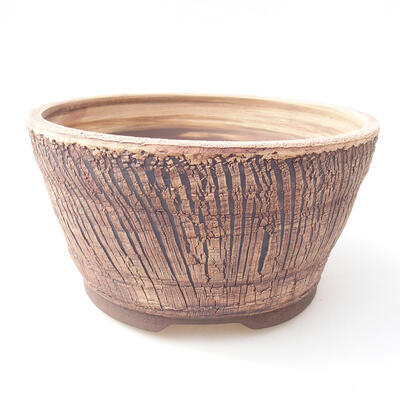 Ceramic bonsai bowl 21.5 x 21.5 x 11 cm, cracked color - 1