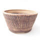 Ceramic bonsai bowl 21.5 x 21.5 x 11 cm, cracked color - 1/3