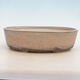 Bonsai bowl 33.5 x 26 x 9.5 cm, gray-beige color - 1/5