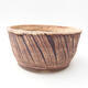 Ceramic bonsai bowl 21 x 21 x 10.5 cm, color cracked - 1/3