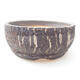 Ceramic bonsai bowl 18.5 x 15.5 x 7 cm, gray color - 1/3