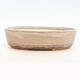 Bonsai bowl 35 x 27 x 9.5 cm, gray-beige color - 1/5