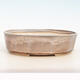 Bonsai bowl 34 x 26 x 9.5 cm, gray-beige color - 1/5