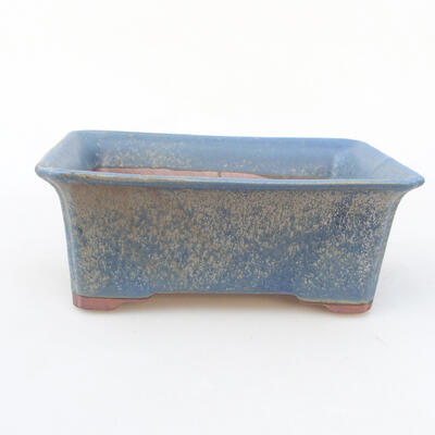 Ceramic bonsai bowl 18 x 14 x 7 cm, color blue - 1