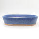 Ceramic bonsai bowl 23 x 18 x 5.5 cm, color blue - 1/3