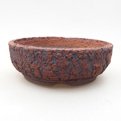 Ceramic bonsai bowl 15.5 x 15.5 x 5.5 cm, cracked color - 1