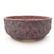 Ceramic bonsai bowl 18 x 18 x 7.5 cm, color cracked - 1/4