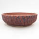 Ceramic bonsai bowl 20 x 20 x 6 cm, color cracked - 1/4
