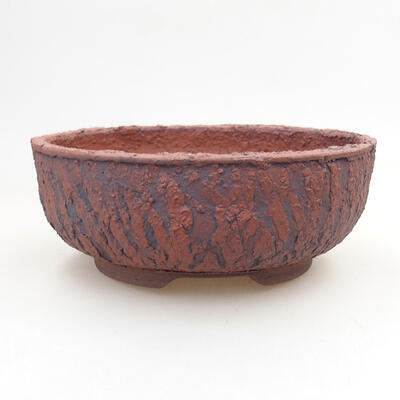 Ceramic bonsai bowl 18 x 18 x 6.5 cm, cracked color - 1