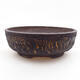 Ceramic bonsai bowl 18.5 x 18.5 x 6 cm, color cracked - 1/4