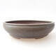 Ceramic bonsai bowl 18 x 18 x 5 cm, color green - 1/3