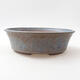 Ceramic bonsai bowl 25 x 25 x 7.5 cm, color brown - 1/3