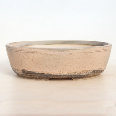 Bonsai bowl 25.5 x 20 x 7.5 cm, color beige-gray - 1
