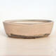 Bonsai bowl 25.5 x 20 x 7.5 cm, color beige-gray - 1/5