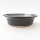 Ceramic bonsai bowl 20 x 20 x 5 cm, color green - 1/3