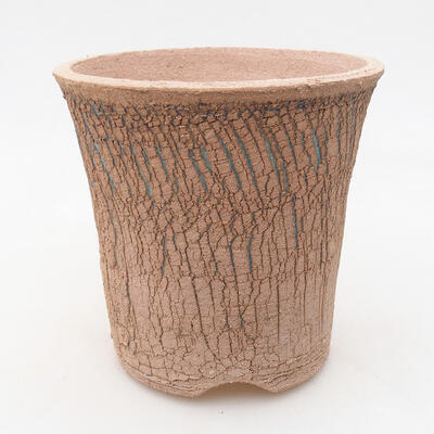 Ceramic bonsai bowl 13 x 13 x 13 cm, color cracked - 1