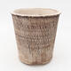 Ceramic bonsai bowl 14 x 14 x 14.5 cm, color cracked - 1/3