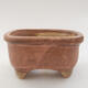 Ceramic bonsai bowl 8 x 7 x 4.5 cm, color pink - 1/3
