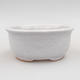 Ceramic bonsai bowl 12 x 10 x 5 cm, crayfish color - 1/4