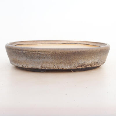 Bonsai bowl 24 x 19 x 5.5 cm, gray color - 1