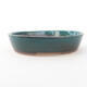 Ceramic bonsai bowl 17 x 14 x 3.5 cm, color green - 1/3