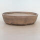Bonsai bowl 25.5 x 19 x 6.5 cm, gray-beige color - 1/5