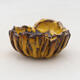 Ceramic shell 7.5 x 7 x 4.5 cm, color yellow - 1/3
