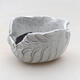 Ceramic shell 7.5 x 7 x 5 cm, white color - 1/3