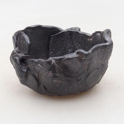 Ceramic shell 7 x 7 x 5.5 cm, metal color - 1