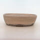 Bonsai bowl 25.5 x 20 x 7.5 cm, gray-beige color - 1/5