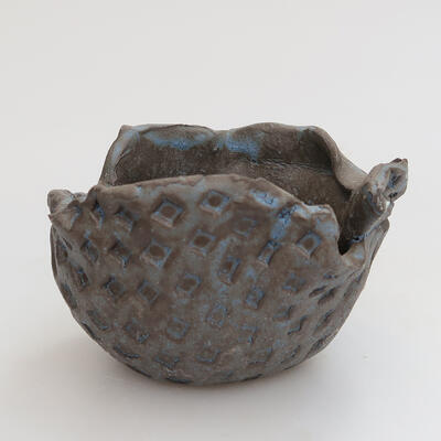 Ceramic shell 10 x 8 x 6 cm, color blue - 1