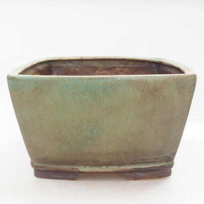 Ceramic bonsai bowl 27 x 27 x 15.5 cm, color green - 1