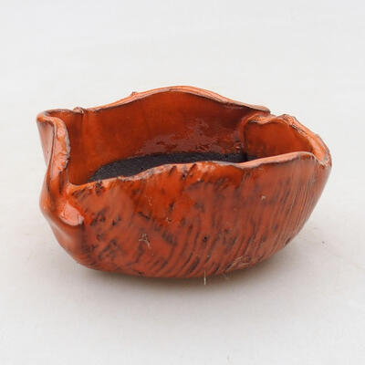 Ceramic shell 7 x 7.5 x 4.5 cm, color orange - 1