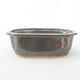 Ceramic bonsai bowl 21 x 16.5 x 7 cm, color green - 1/3