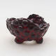 Ceramic shell 7 x 7 x 5.5 cm, color red - 1/3