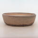 Bonsai bowl 24 x 19 x 7 cm, gray-beige color - 1/5