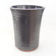 Ceramic bonsai bowl 10.5 x 10.5 x 14 cm, metal color - 1/3