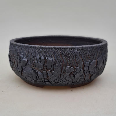 Ceramic bonsai bowl 19 x 19 x 7.5 cm, cracked color - 1