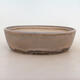 Bonsai bowl 26 x 20 x 7.5 cm, gray-beige color - 1/5